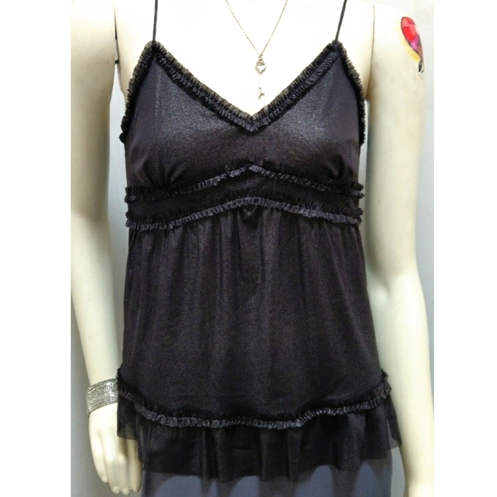❇Express Shimmer Ruffle Camisole size M🥂🎉